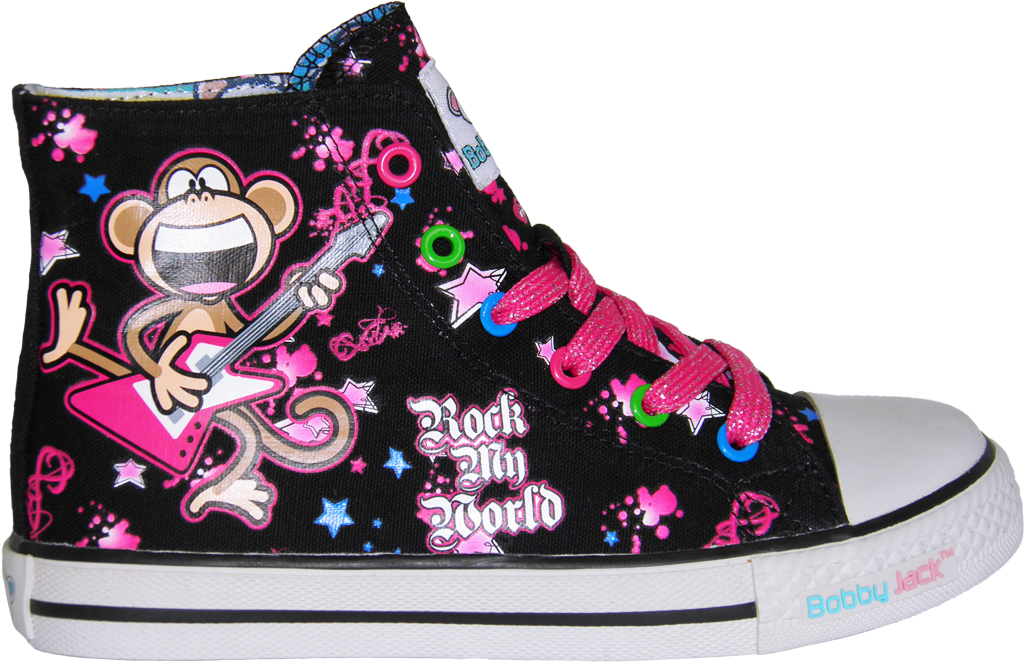 Rock My World Mid-Top (Side View)
